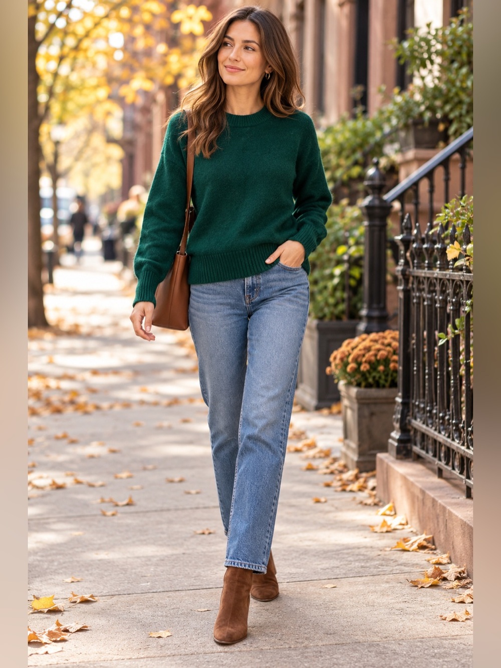 NWT J.Crew Extra-Soft Crewneck Sweater Academic Green M CN405